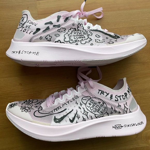 nike zoom fly sp fast pink
